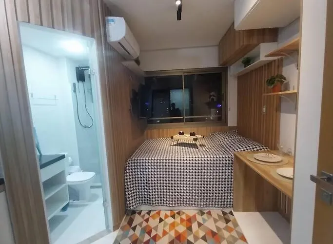 Studio Aconchegante Em Frente A Praia